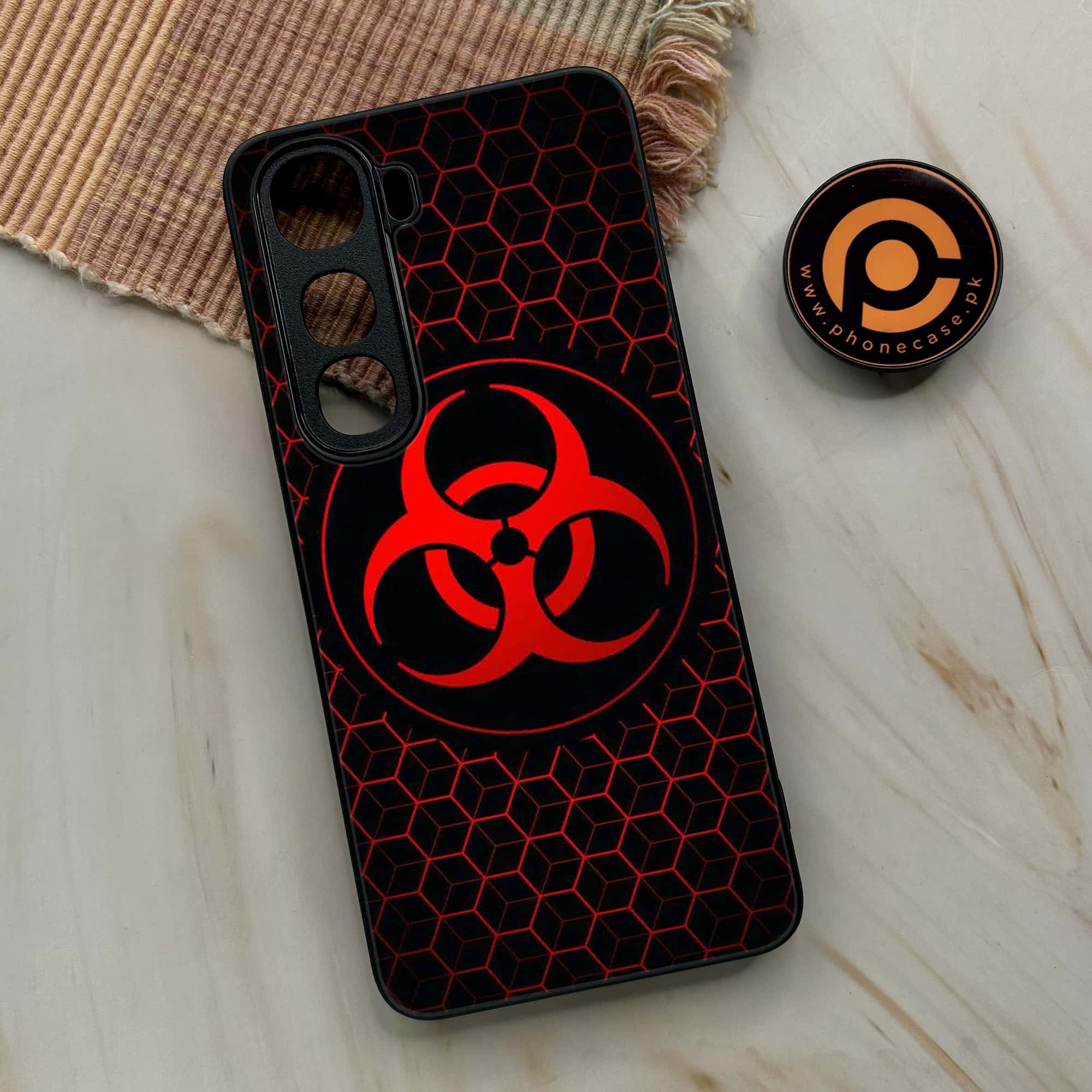Vivo Y400 -  Biohazard Sign Series - Premium Metal Printed soft Bumper shock Proof Case
