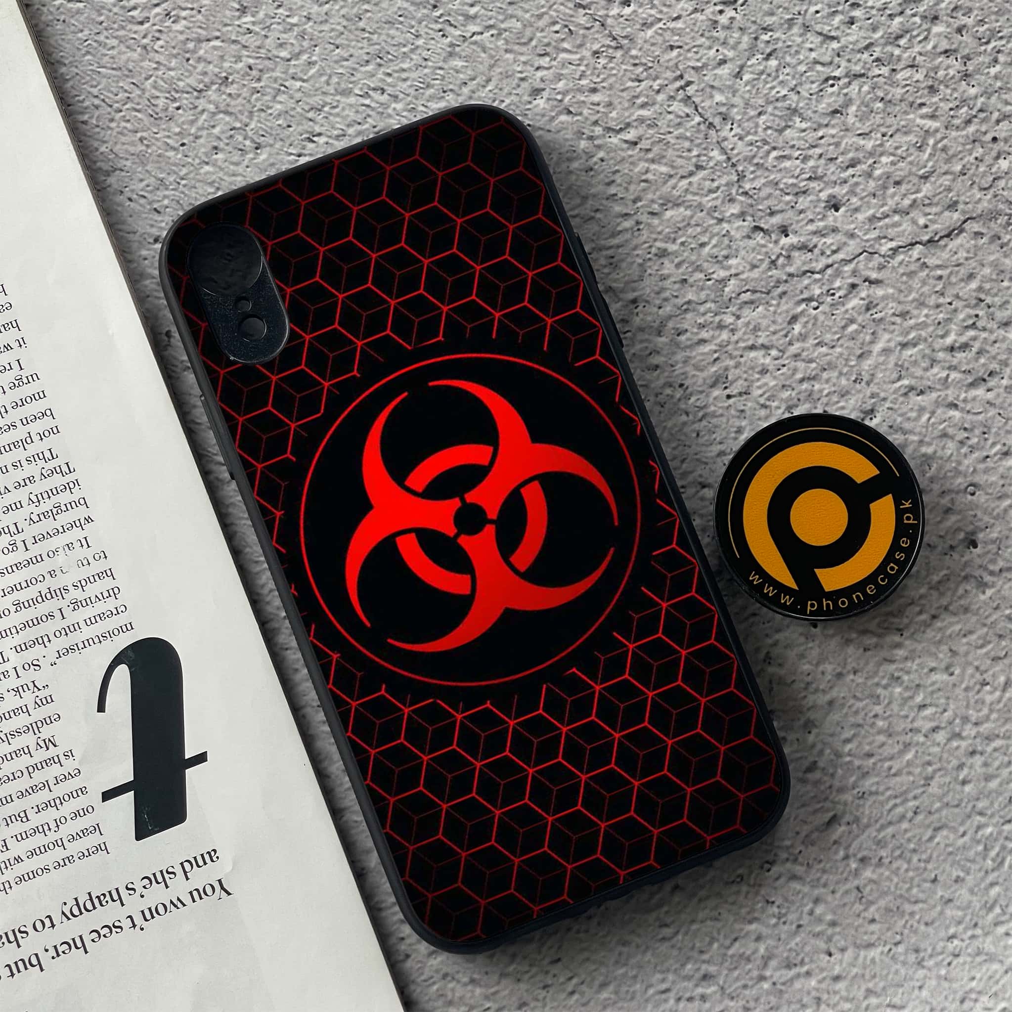 iPhone XR - Biohazard Sign Series - Premium Metal Printed soft Bumper shock Proof Case