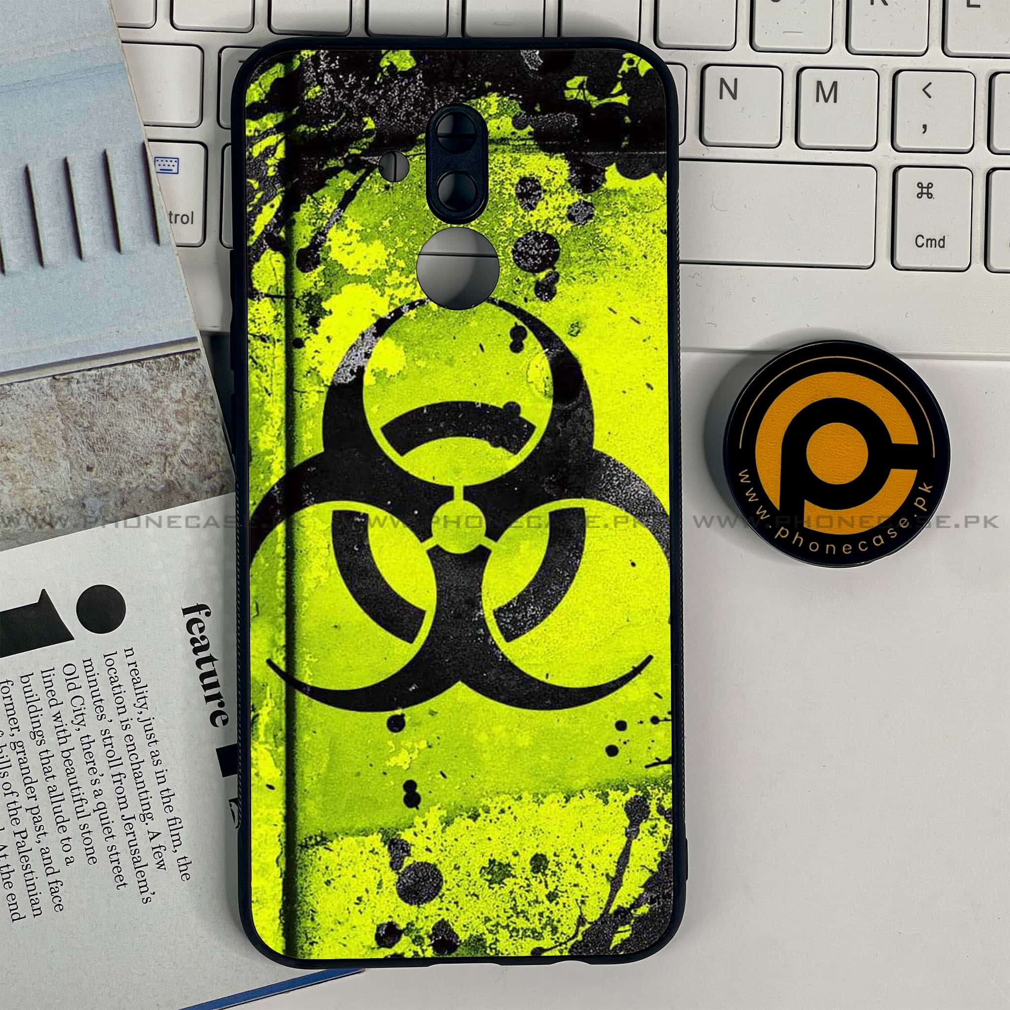 Huawei Mate 20 Lite - Biohazard Sign Series - Premium Printed Glass soft Bumper shock Proof Case