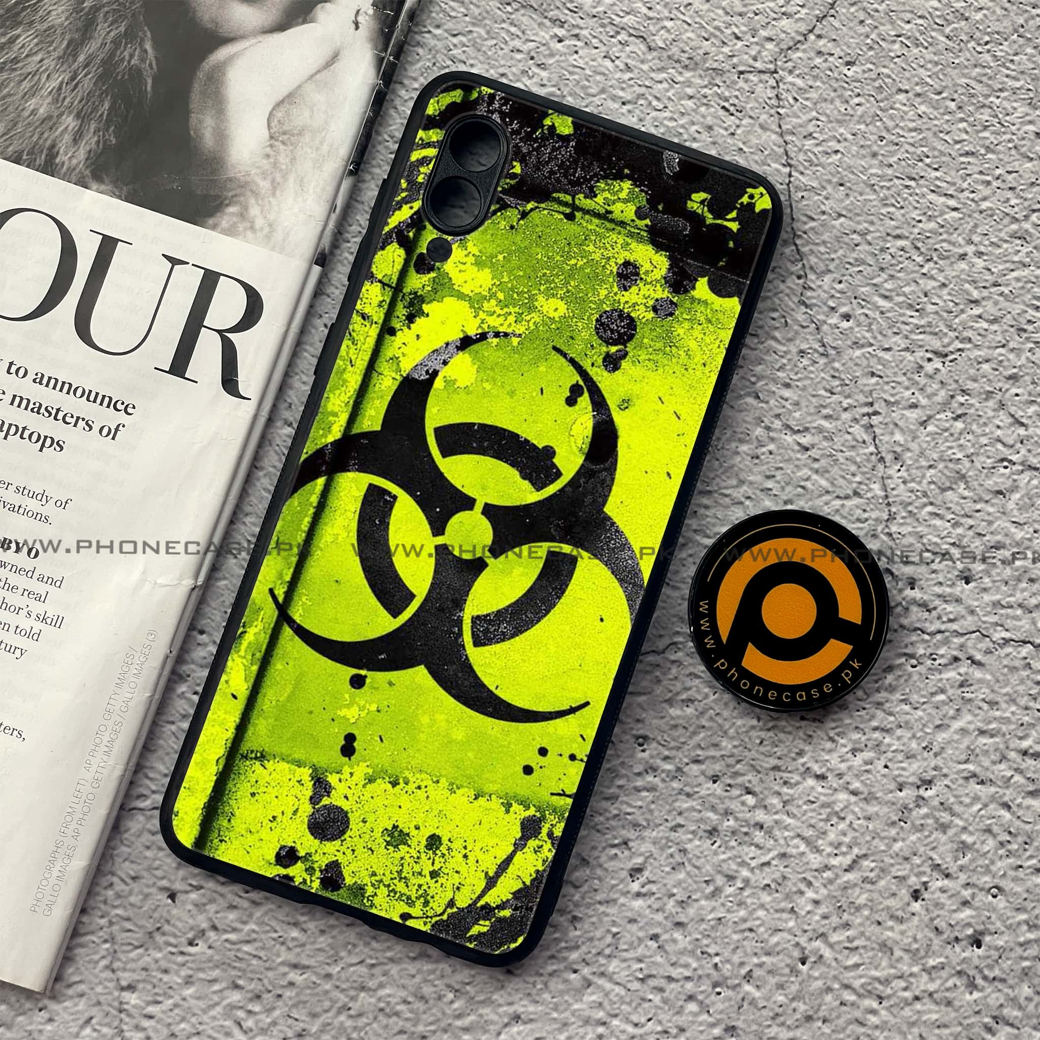 Samsung Galaxy A02 - Biohazard Sign Series - Premium Printed Metal soft Bumper shock Proof Case