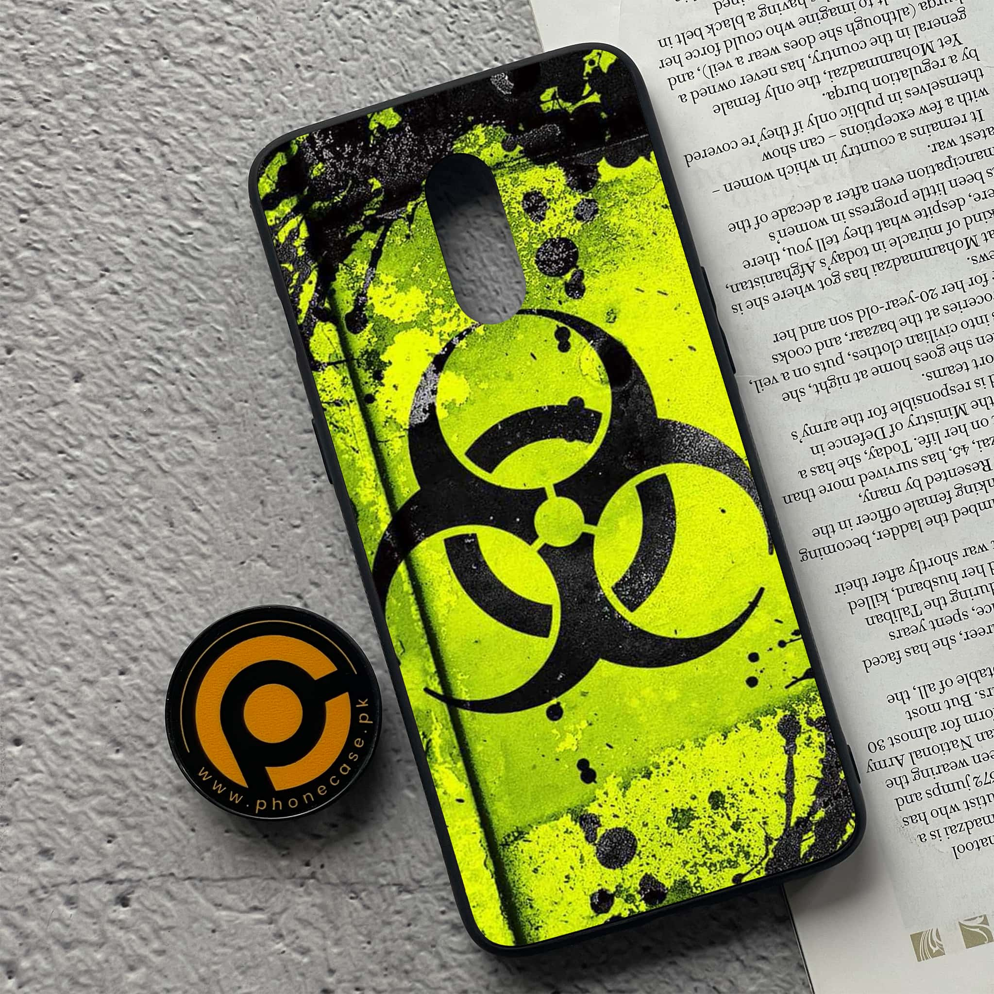 OnePlus 7 - Biohazard Sign Series - Premium Printed Glass soft Bumper shock Proof Case