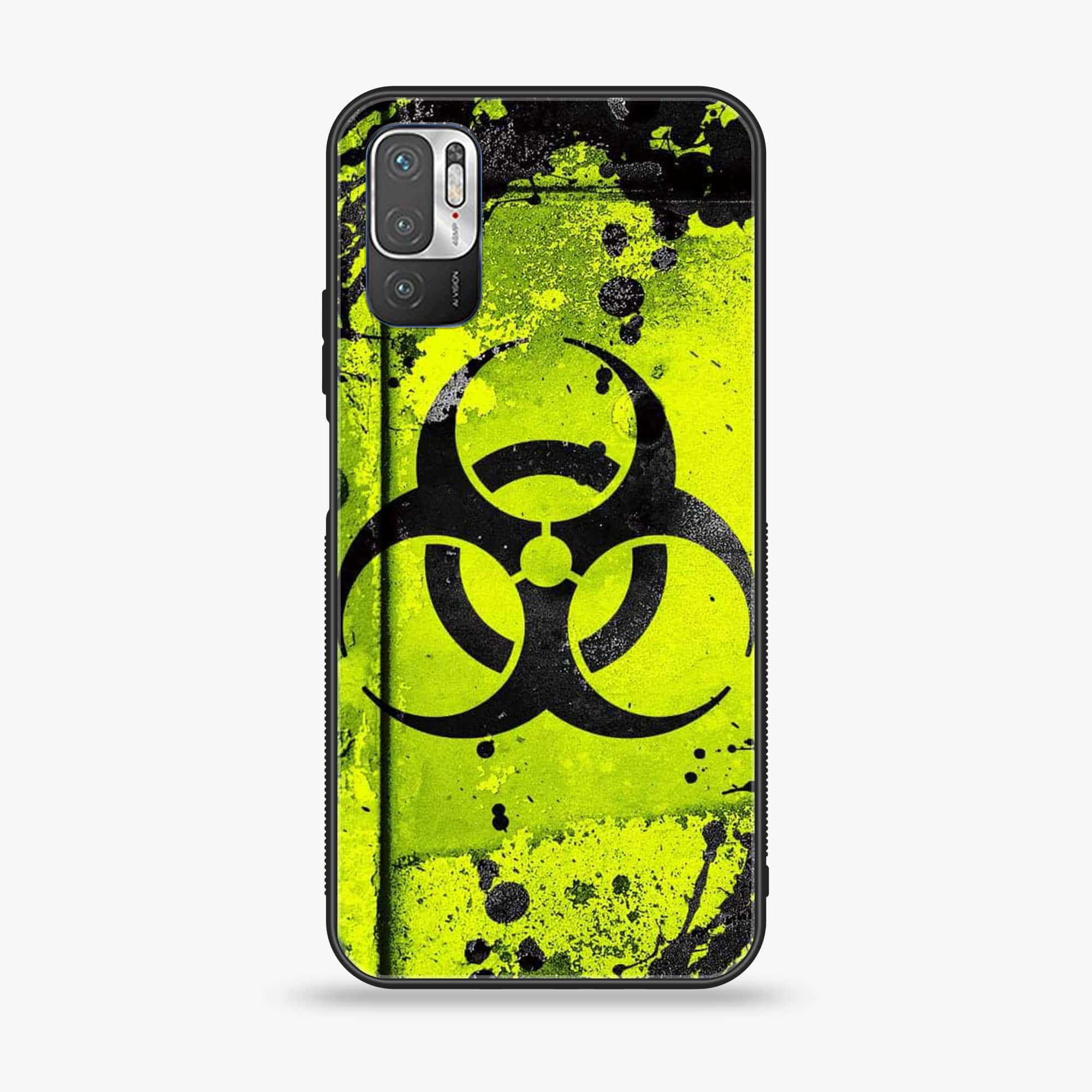 Xiaomi Redmi Note 10 5G - Biohazard Sign Series - Premium Printed Glass soft Bumper shock Proof Case