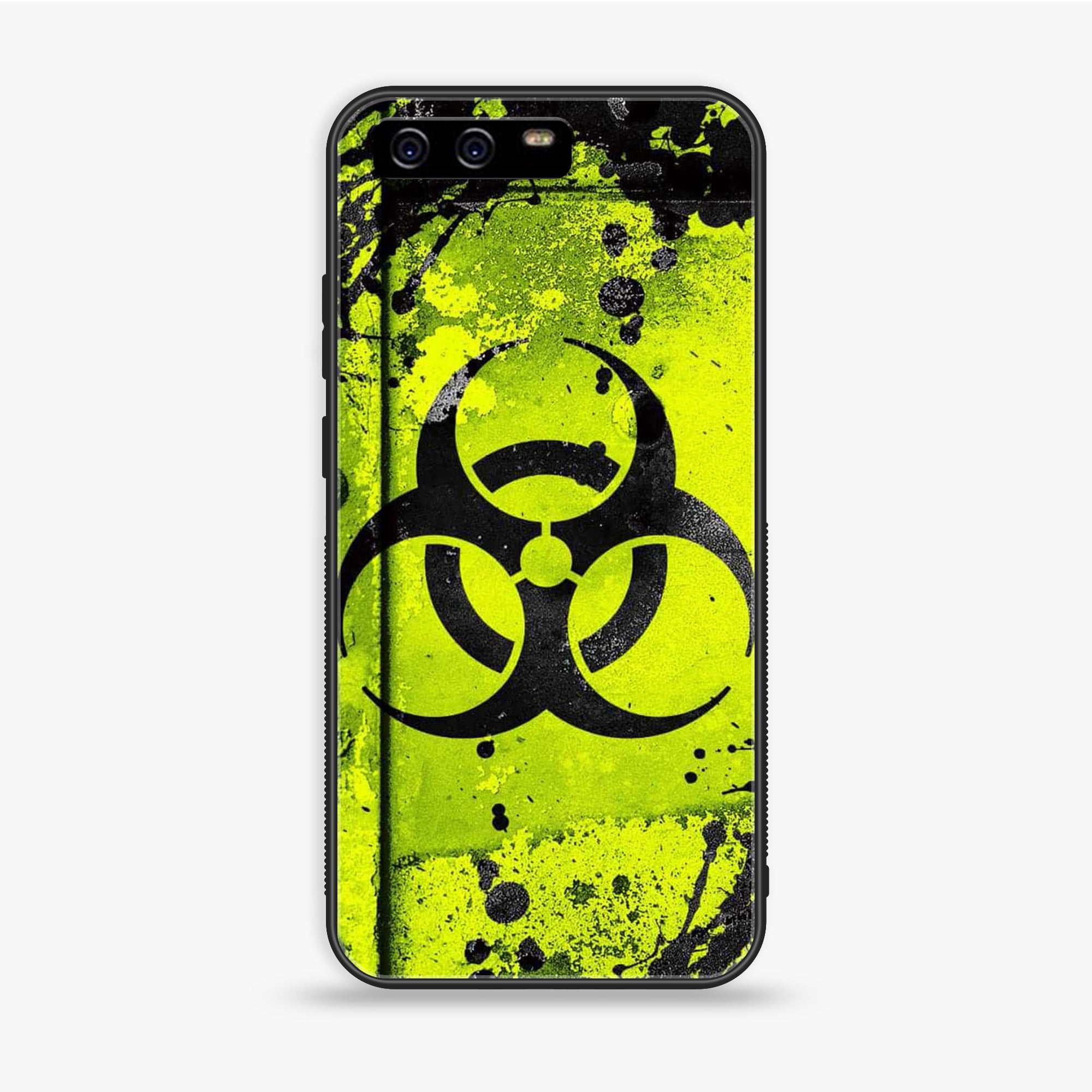 Huawei P10 Plus - Biohazard Sign Series - Premium Printed Glass soft Bumper shock Proof Case