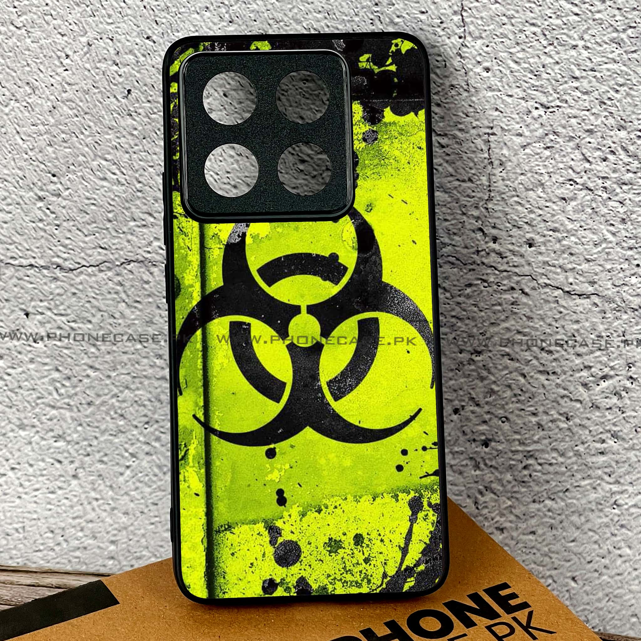 Xiaomi 14T - Biohazard Sign Series - Premium Printed Glass soft Bumper shock Proof Case