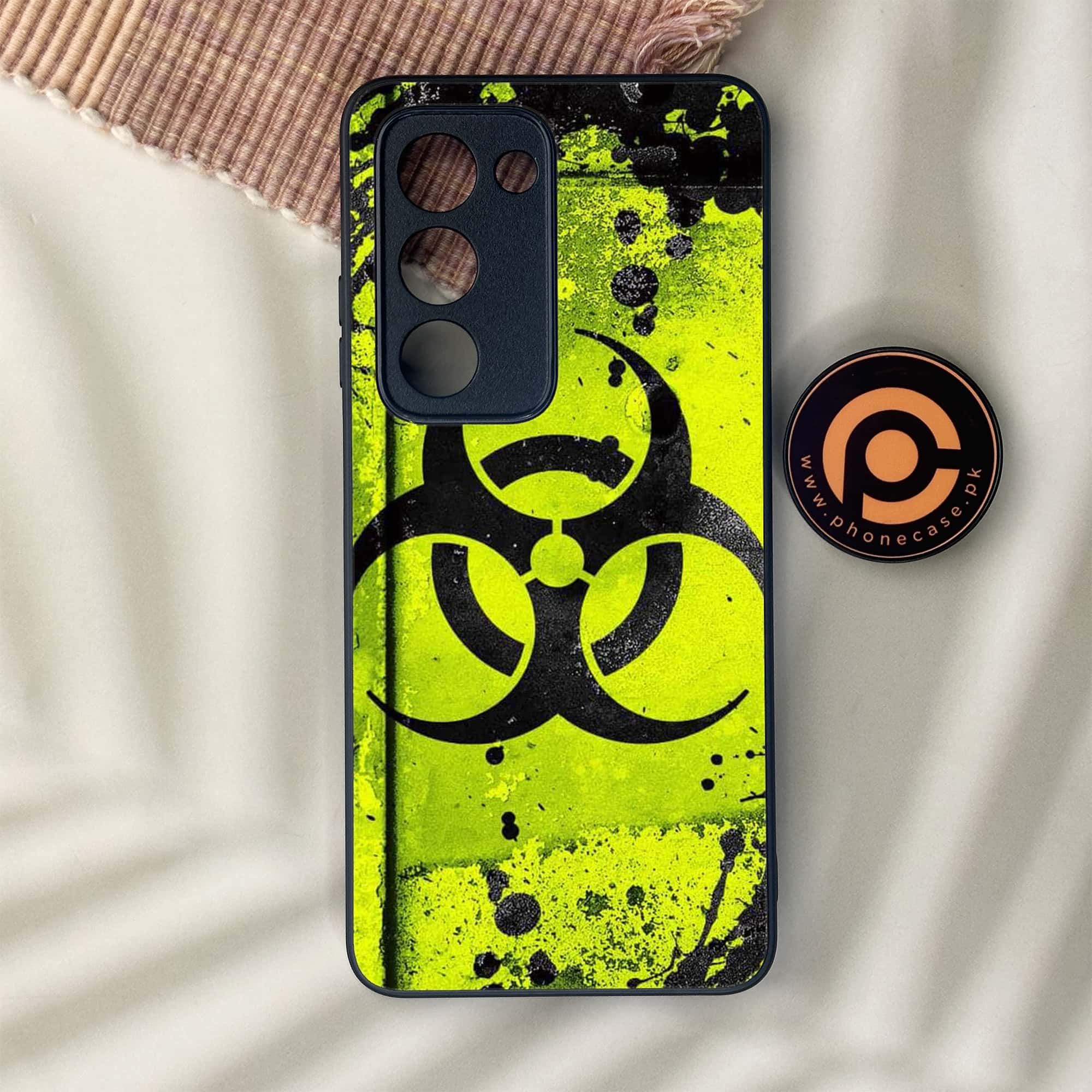 Oppo A5 2025 - Biohazard Sign Series - Premium Metal Printed soft Bumper shock Proof Case