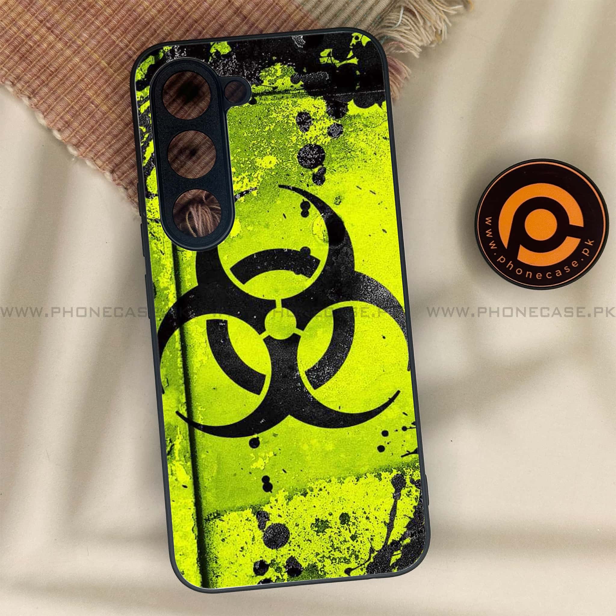 Tecno Spark 40 Pro - Biohazard Sign Series - Premium Metal Printed soft Bumper shock Proof Case