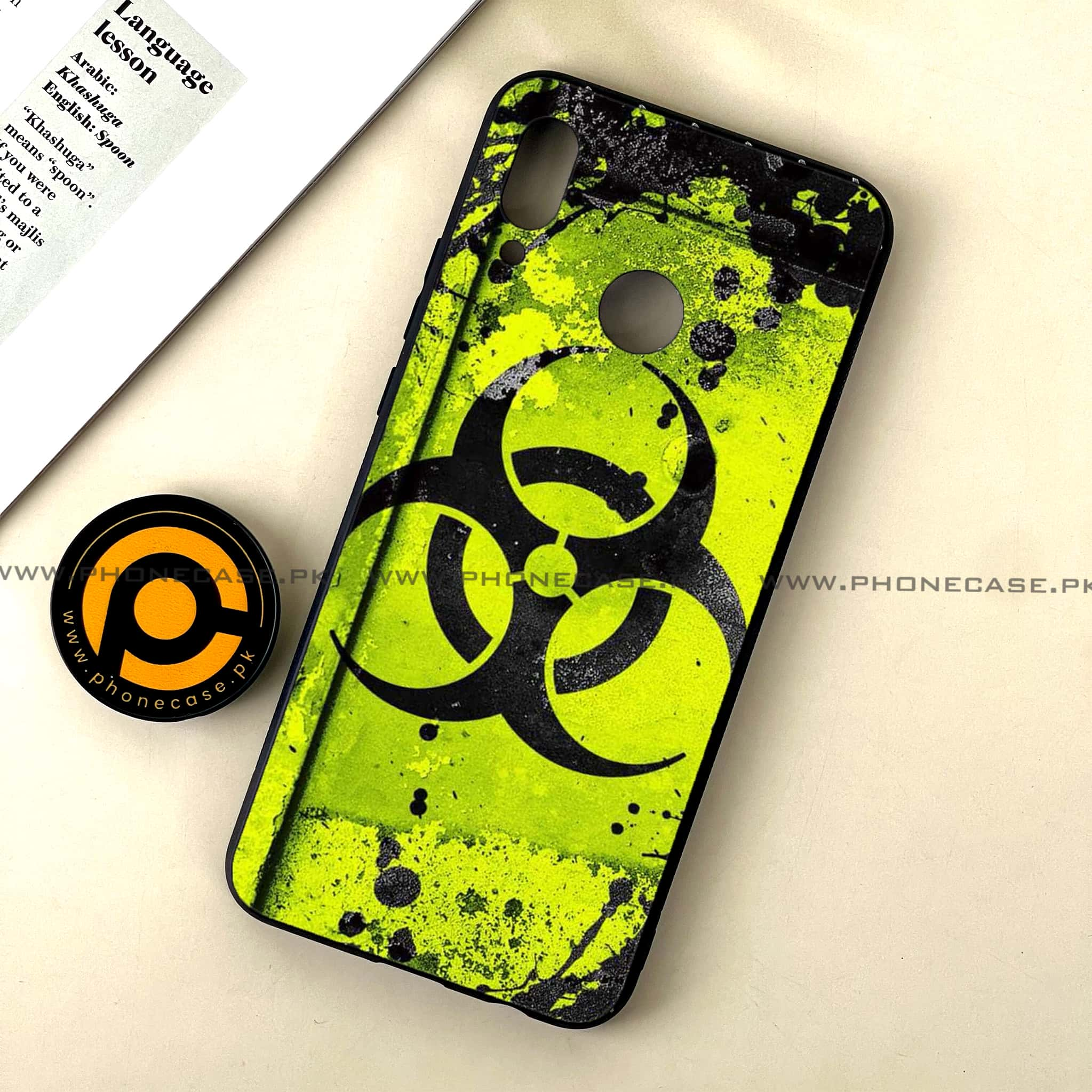 Huawei Nova 3 - Biohazard Sign Series - Premium Printed Glass soft Bumper shock Proof Case