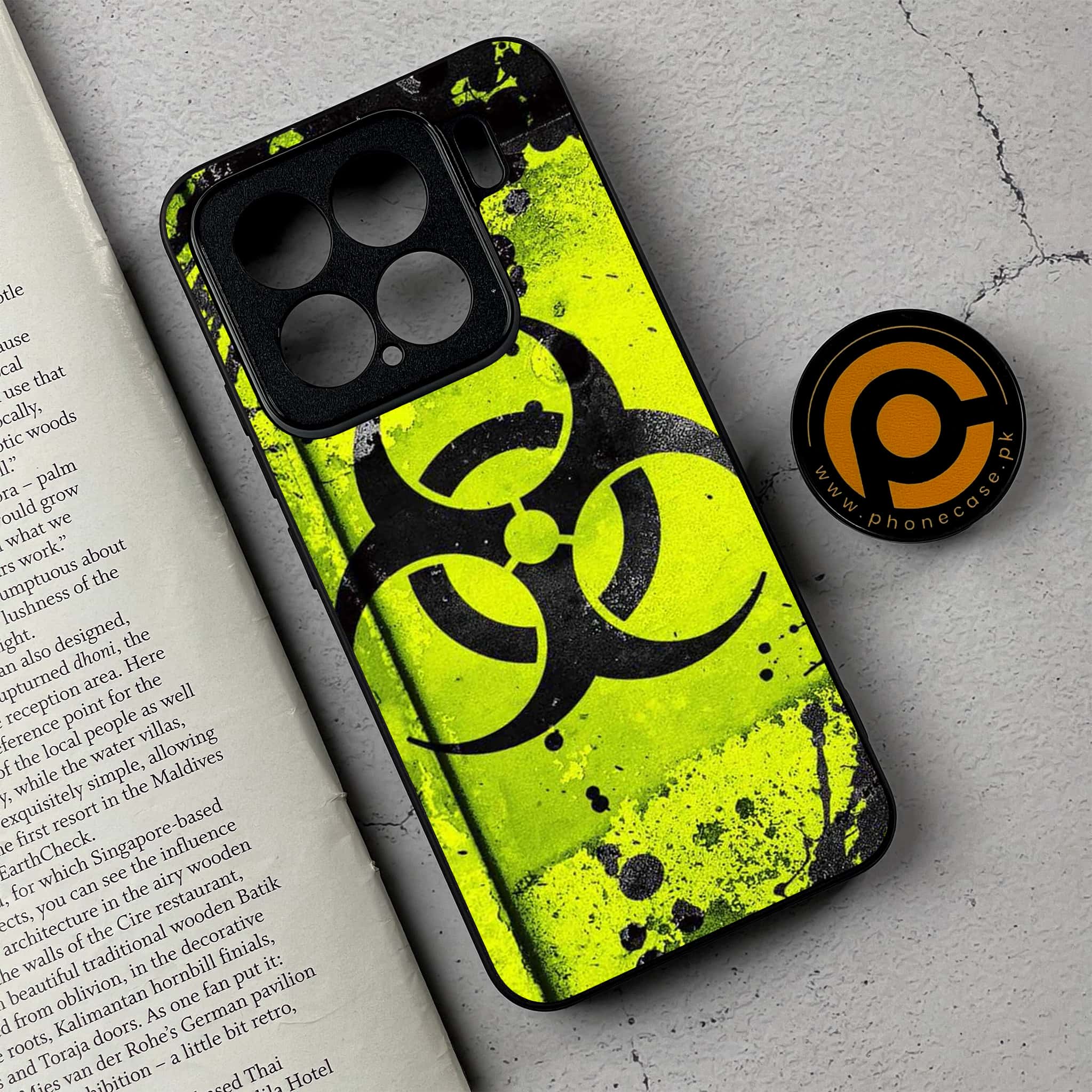 Xiaomi 15 - Biohazard Sign Series - Premium Metal Printed soft Bumper shock Proof Case