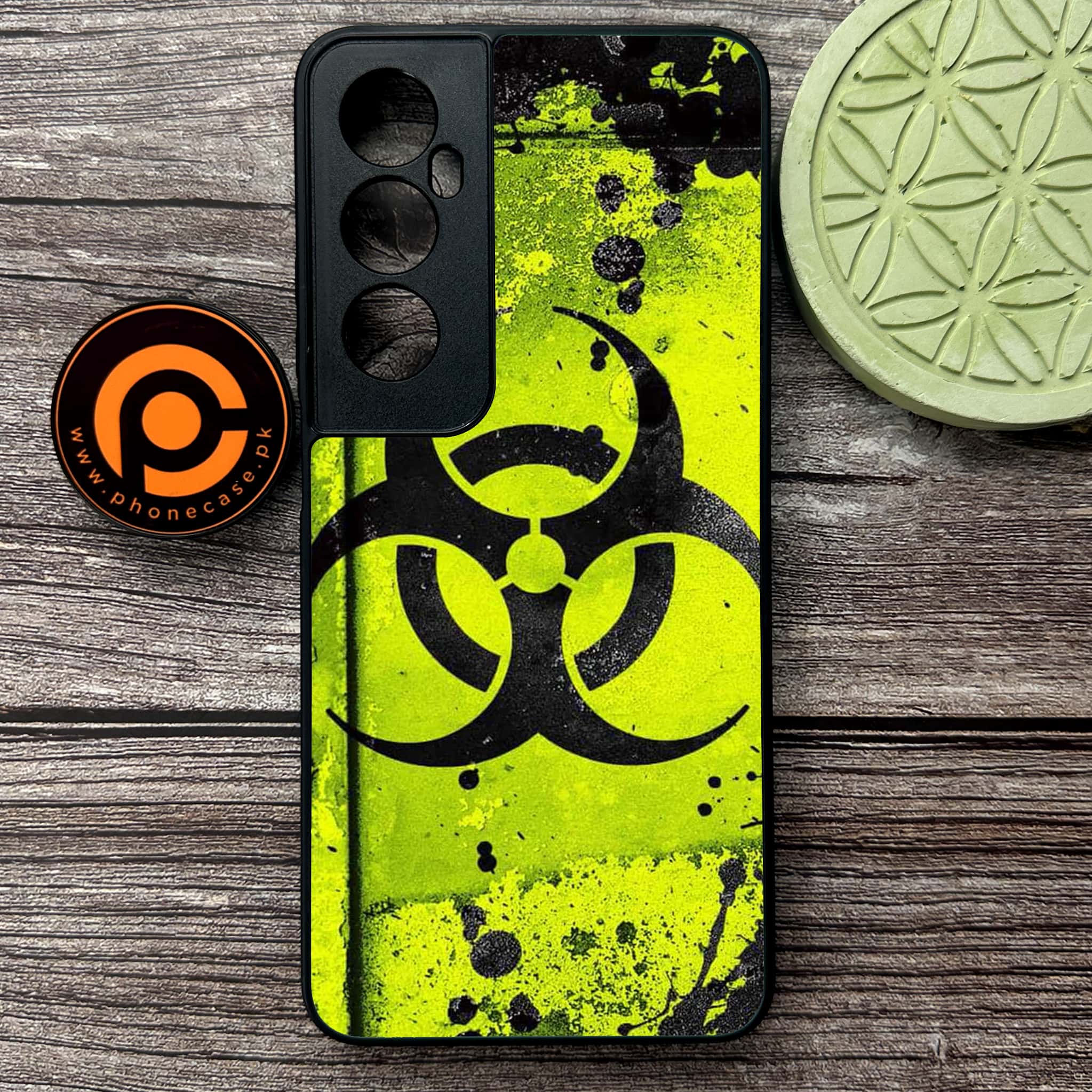 Realme C65  - Biohazard Sign Series - Premium Metal Printed soft Bumper shock Proof Case