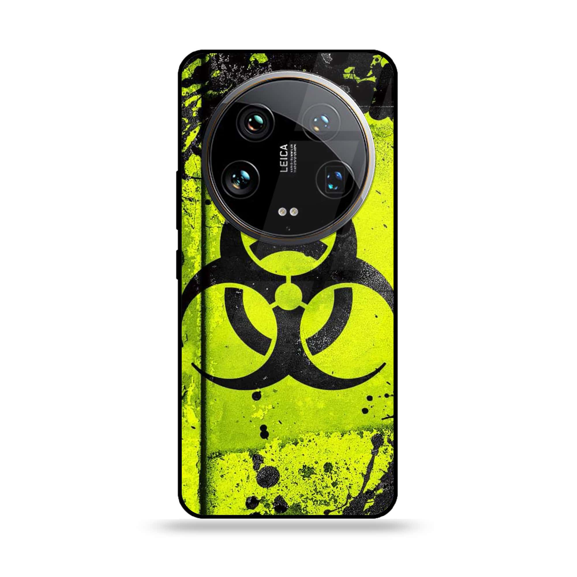 Xiaomi 14 Ultra - Biohazard Sign Series - Premium Printed Glass soft Bumper shock Proof Case