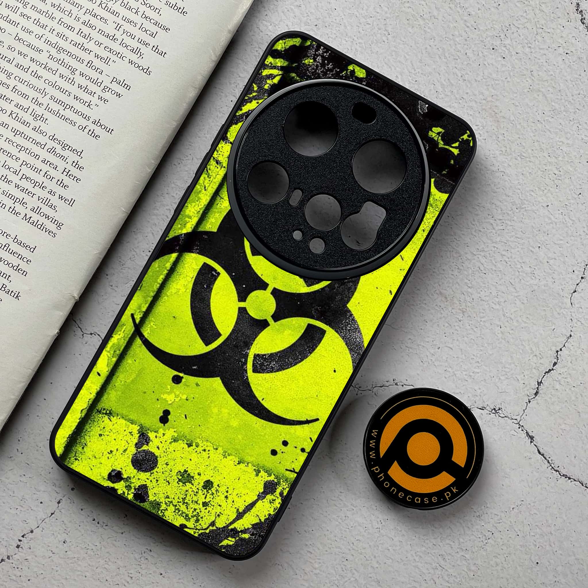 Xiaomi 15 Ultra - Biohazard Sign Series - Premium Metal Printed Soft Bumper Shockproof Case