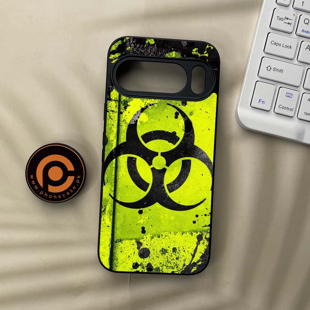 Google Pixel 10 Pro XL - Biohazard Sign Series - Premium Metal Printed soft Bumper Shock Proof Case