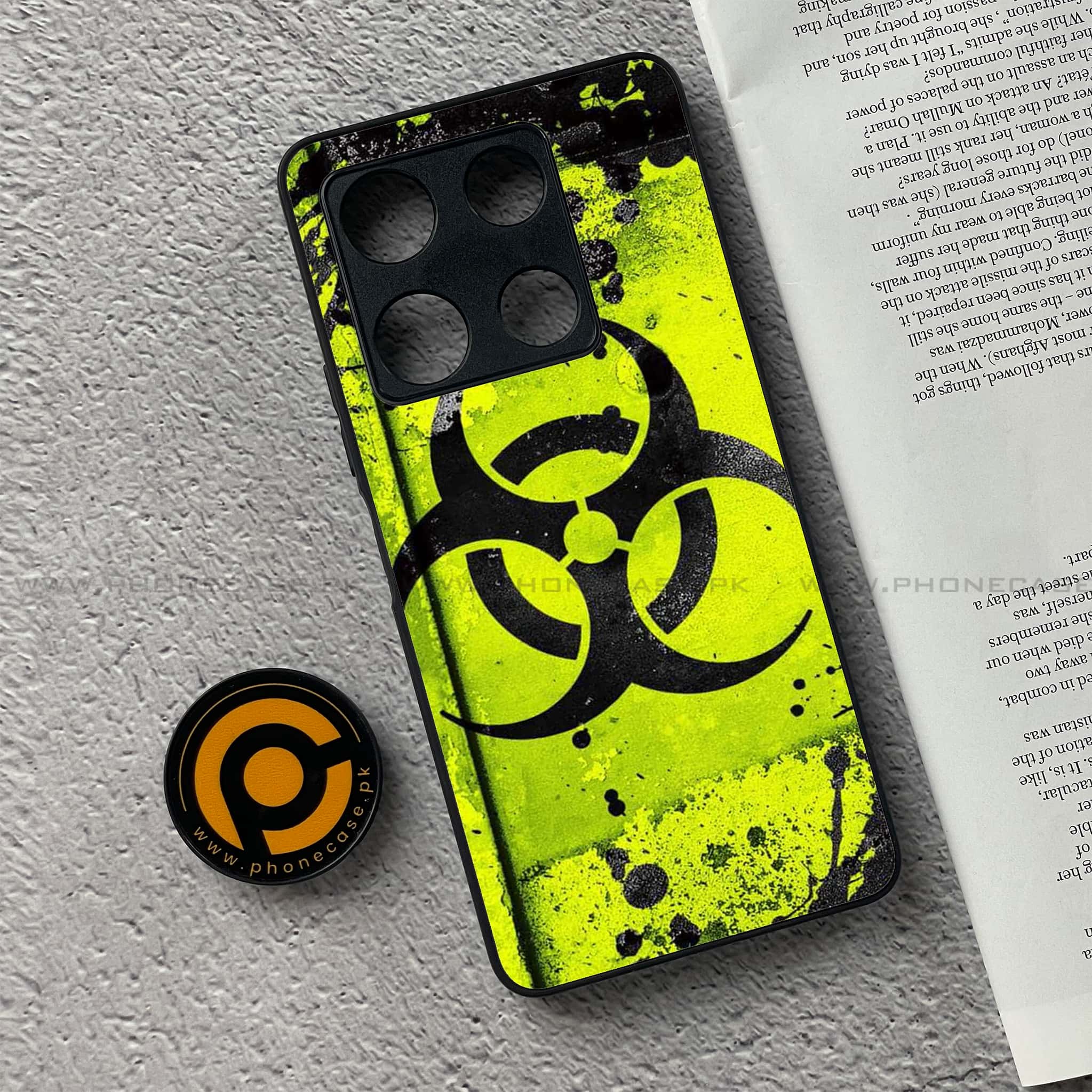 Infinix Note 30 Pro - Biohazard Sign Series - Premium Metal Printed soft Bumper shock Proof Case