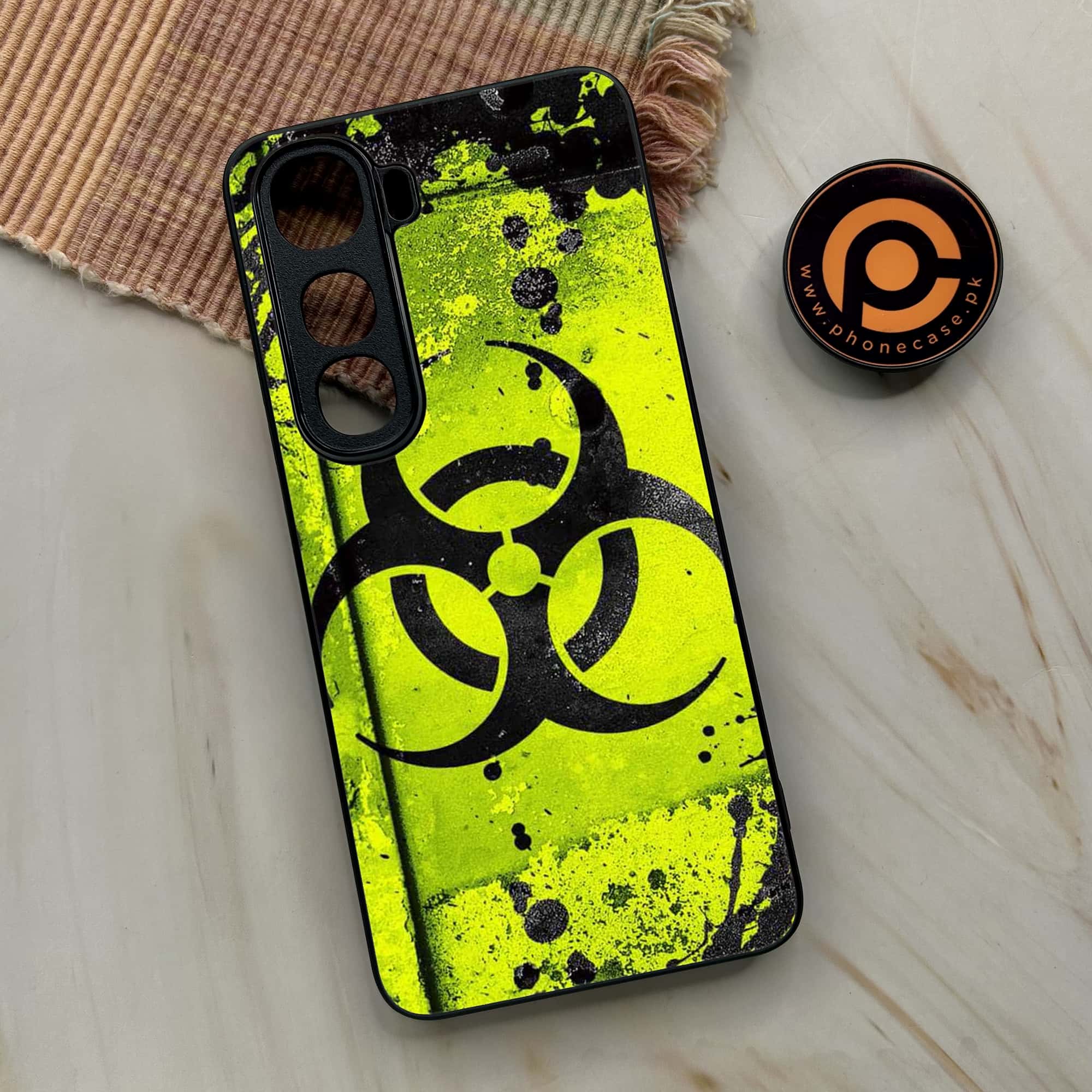 Vivo Y400 -  Biohazard Sign Series - Premium Metal Printed soft Bumper shock Proof Case