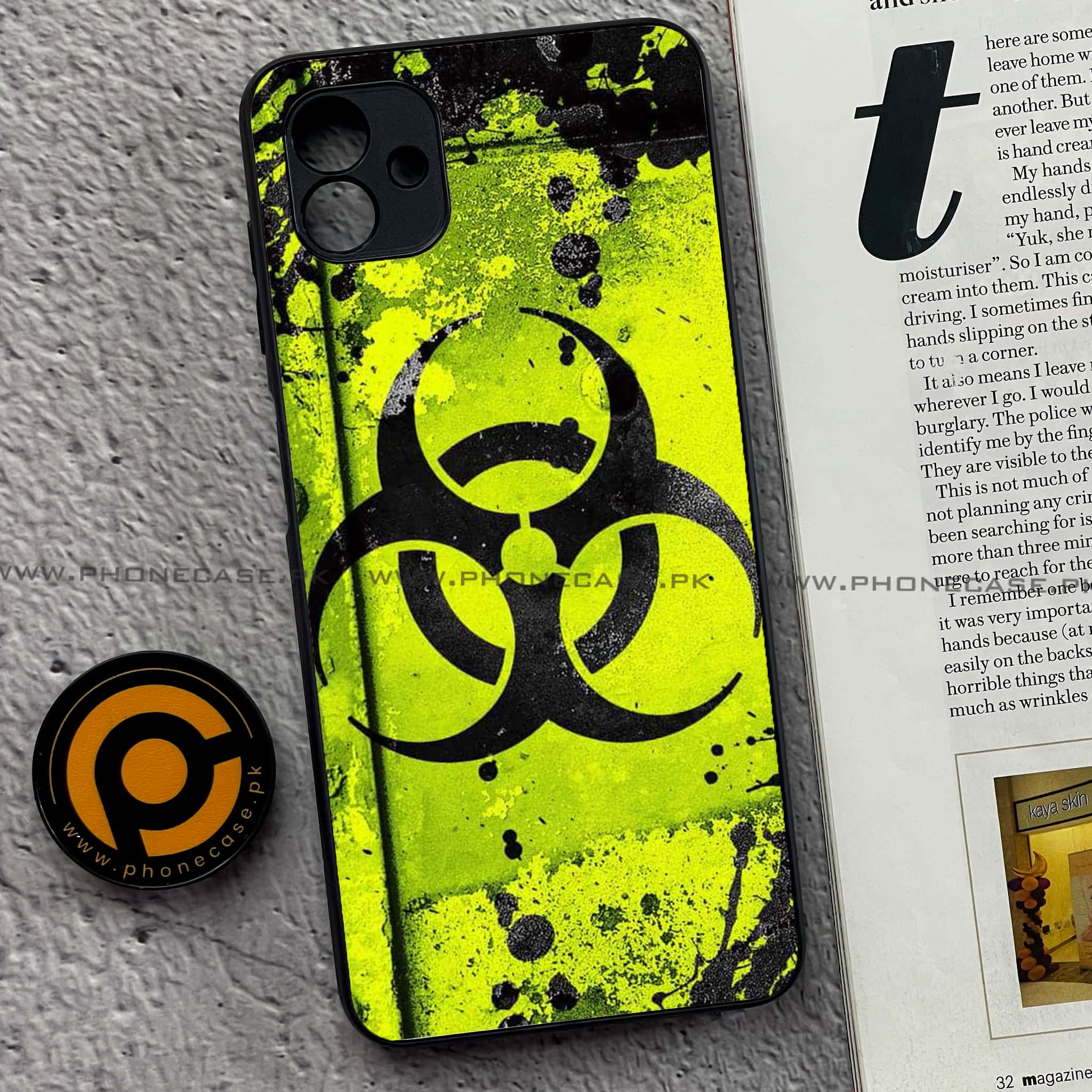 Samsung Galaxy A04 - Biohazard Sign Series - Premium Printed Metal soft Bumper shock Proof Case