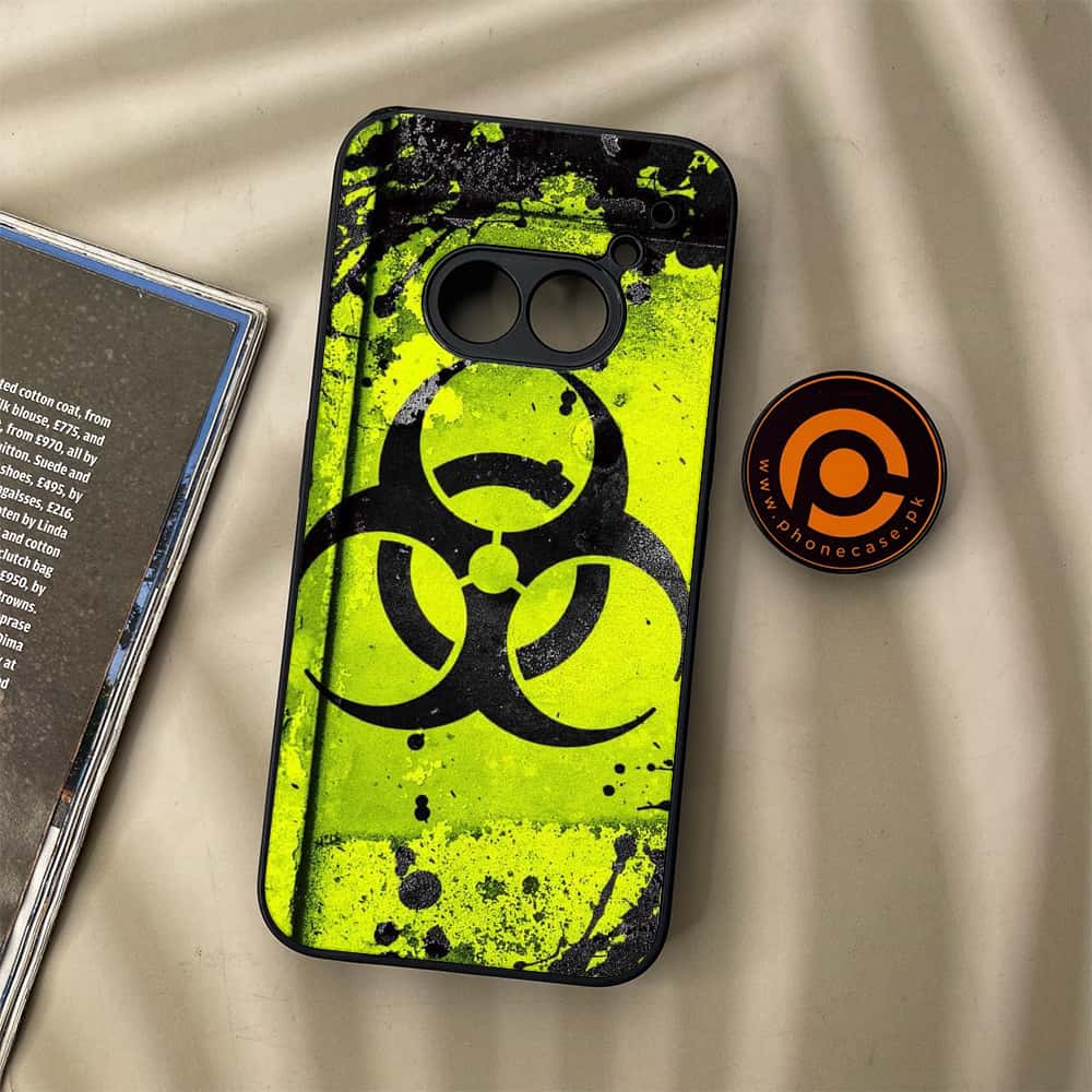 Nothing Phone (2a) - Biohazard Sign Series - Premium Metal Printed soft Bumper Shock Proof Case