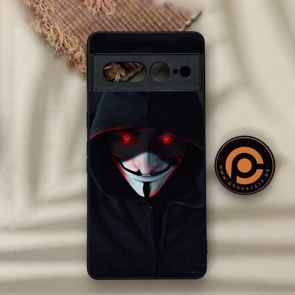 Google Pixel 7 Pro - Black Art Series Design 10  - Premium Metal Printed soft Bumper Shock Proof Case  CS-28028 CS-29654 CS-31631 CS-34069