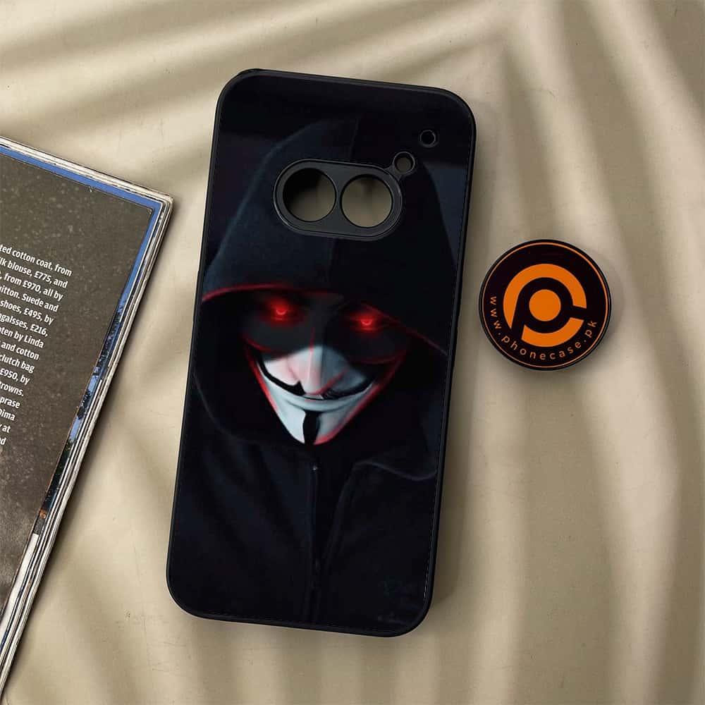 Nothing Phone (2a) - Black Art Series - Premium Metal Printed soft Bumper Shock Proof Case