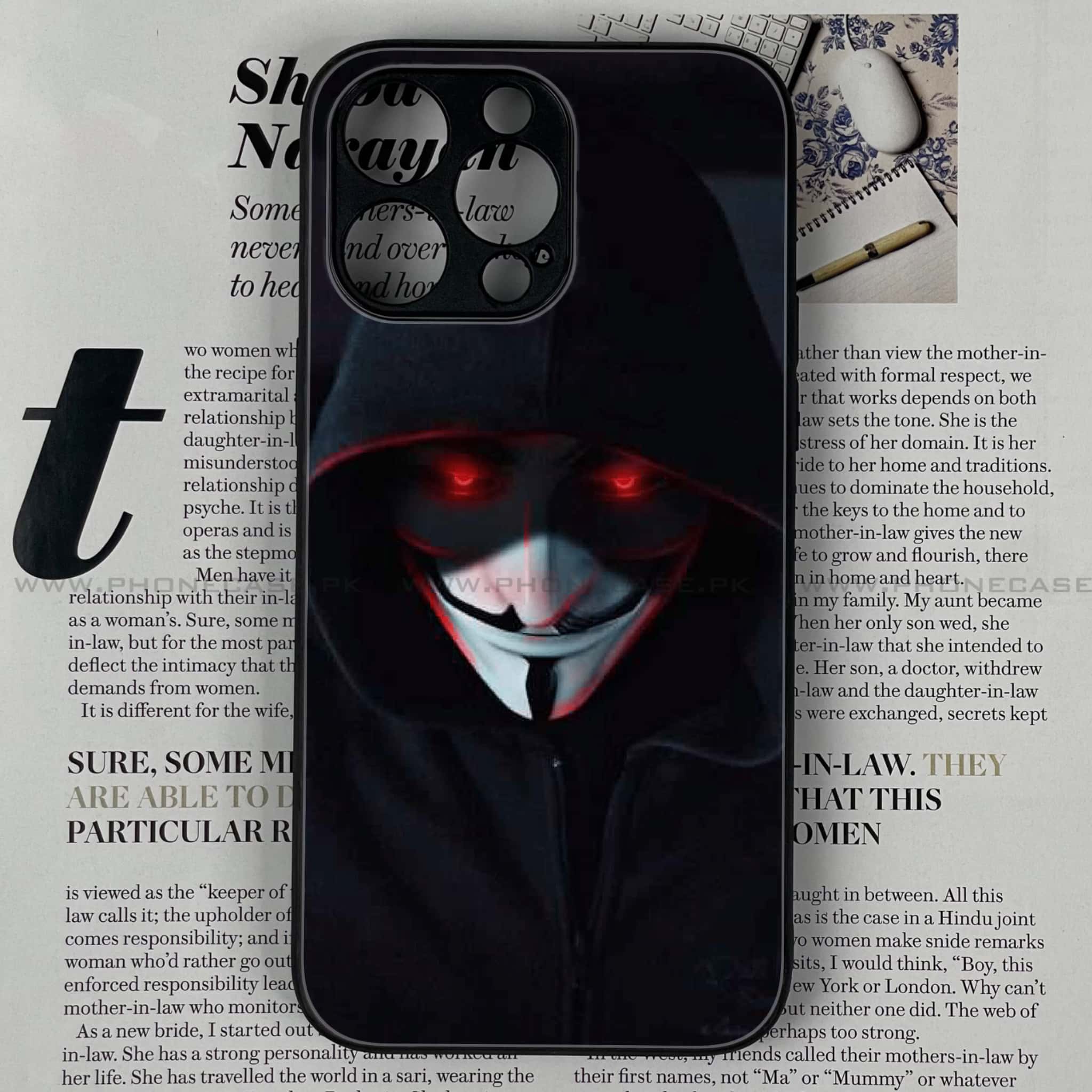 iPhone 11 Pro Max - Black Art Series - Premium Printed Glass soft Bumper shock Proof Case
