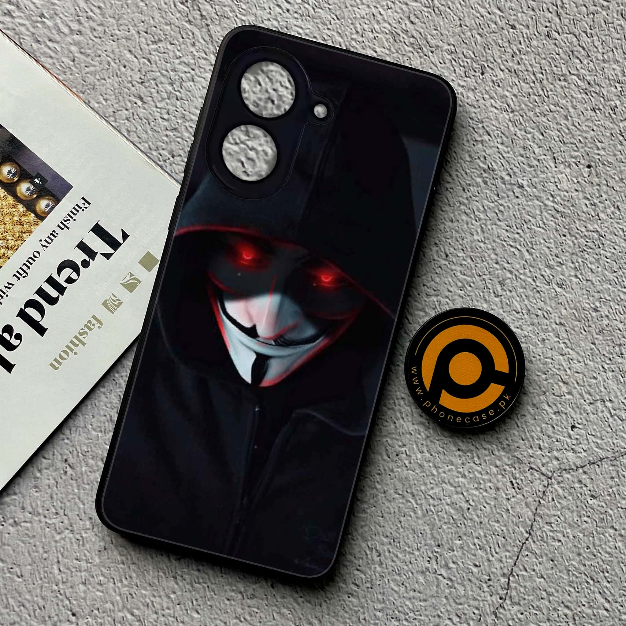 Xiaomi Redmi A5 - Black Art Series - Premium Metal Printed soft Bumper shock Proof Case