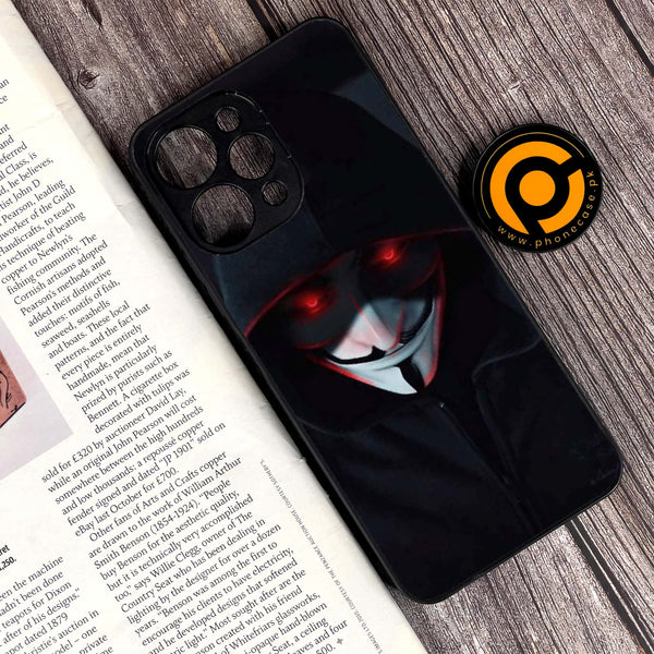 Xiaomi Redmi 12 - Black Art Design 10 - Premium Printed Glass soft Bumper shock Proof Case CS-9728 CS-15831