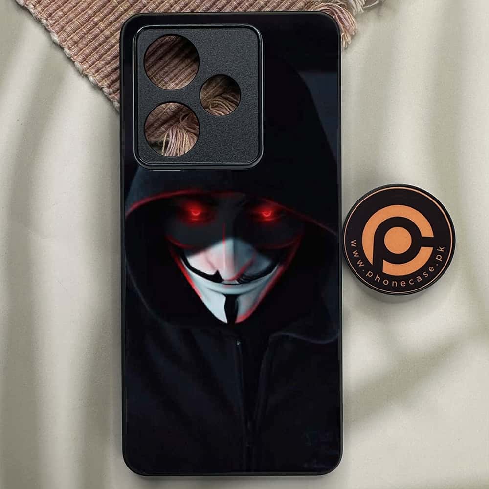 Realme GT 7 - Black Art Series - Premium Metal Printed soft Bumper shock Proof Case