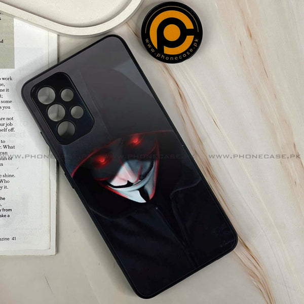 Samsung Galaxy A32 4G- Black Art Design 10 - Premium Printed Glass soft Bumper shock Proof Case CS-13676 CS-34435