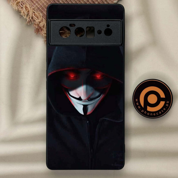 Google Pixel 6 Pro-Black Art Design 2 - Premium Metal Printed soft Bumper Shock Proof Case CS-41272