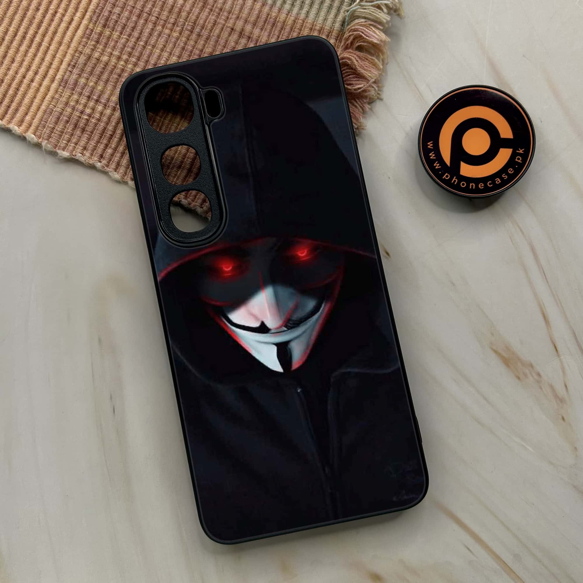 Vivo Y400 - Black Art Series - Premium Metal Printed soft Bumper shock Proof Case