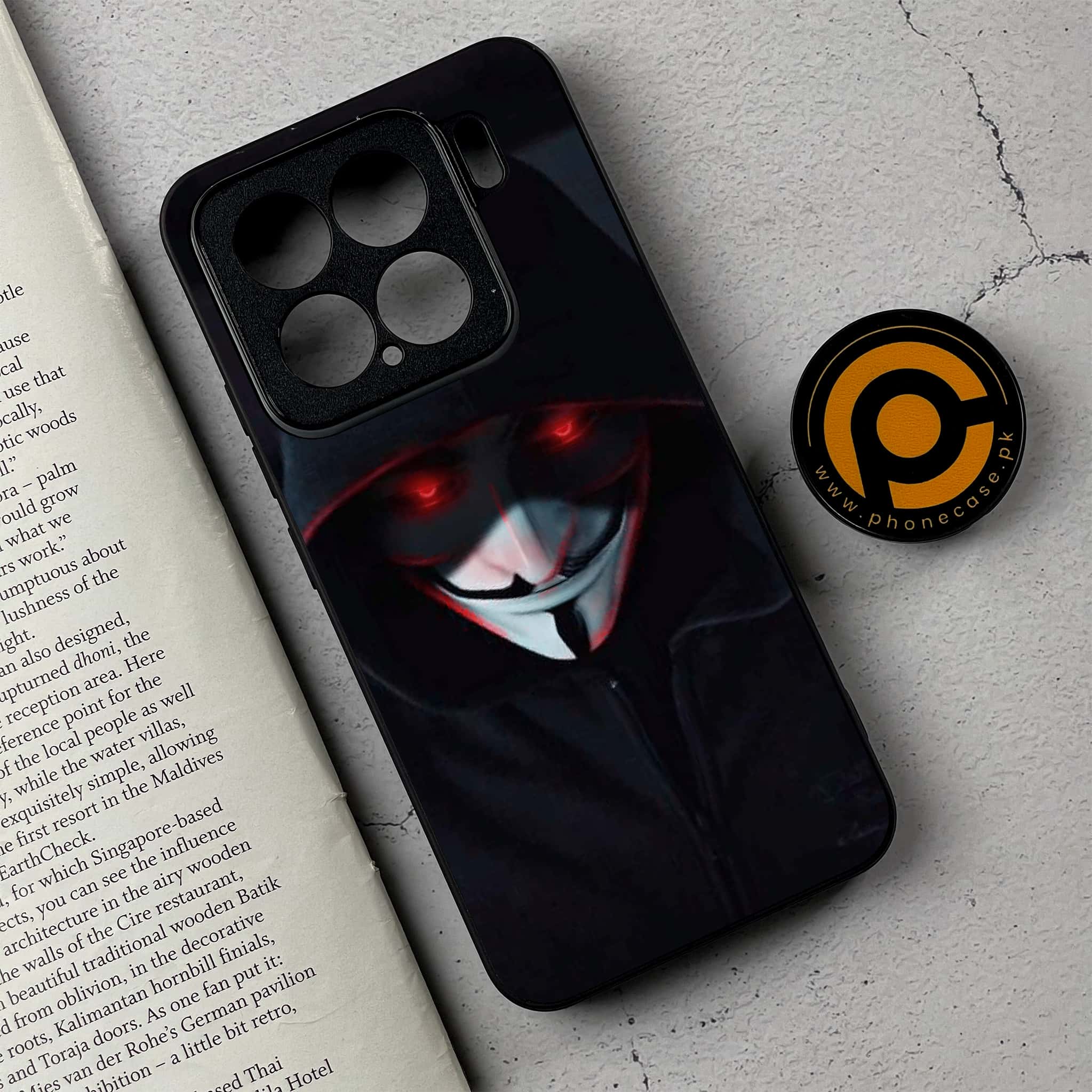Xiaomi 15 - Black Art Series- Premium Metal Printed soft Bumper shock Proof Case