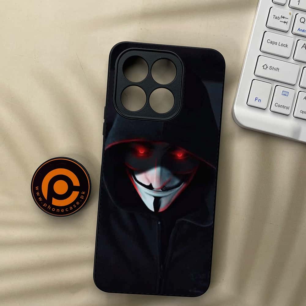 Honor X5b Plus - Black Art Series - Premium Metal  Printed soft Bumper shock Proof Case