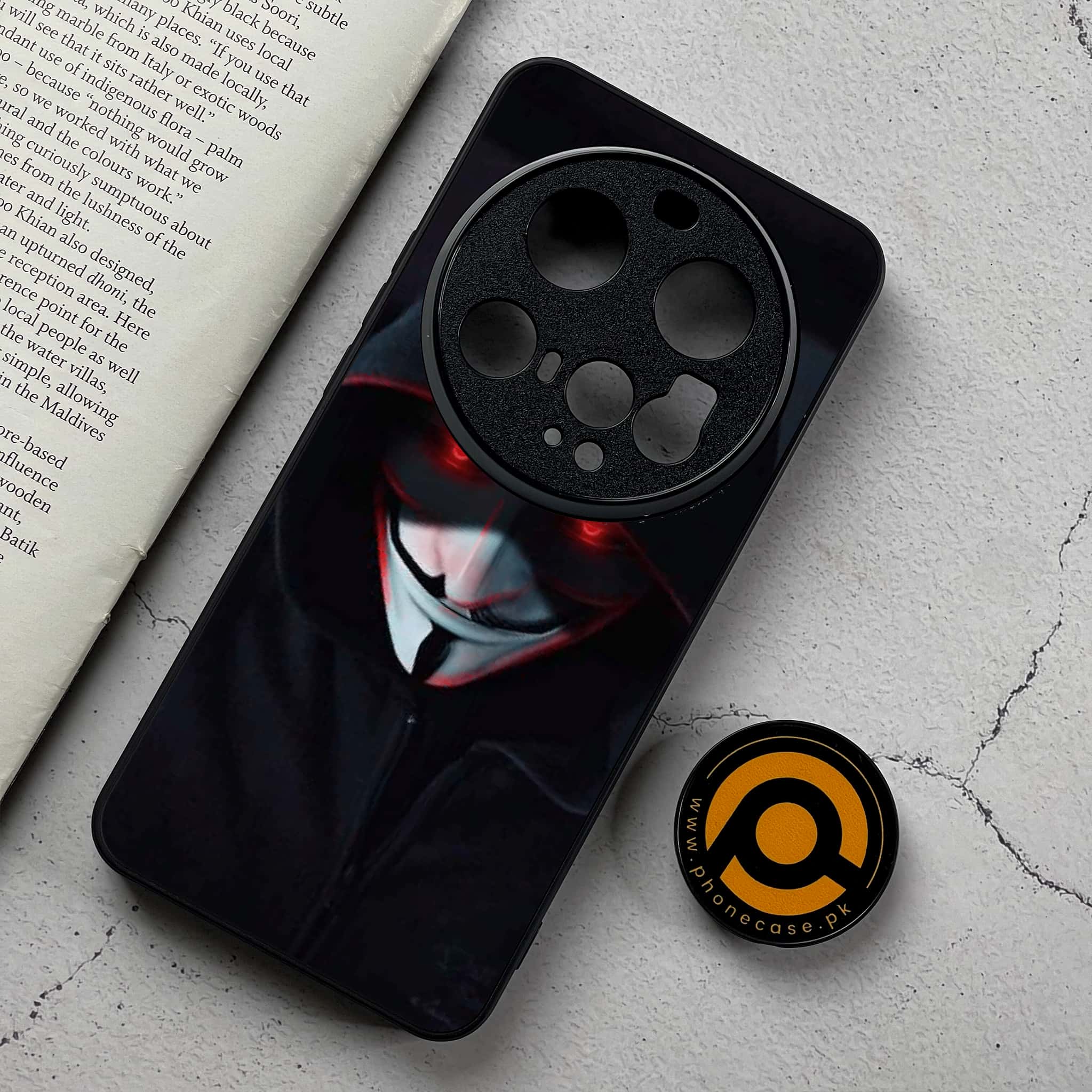 Xiaomi 15 Ultra - Black Art Series - Premium Metal Printed Soft Bumper Shockproof Case