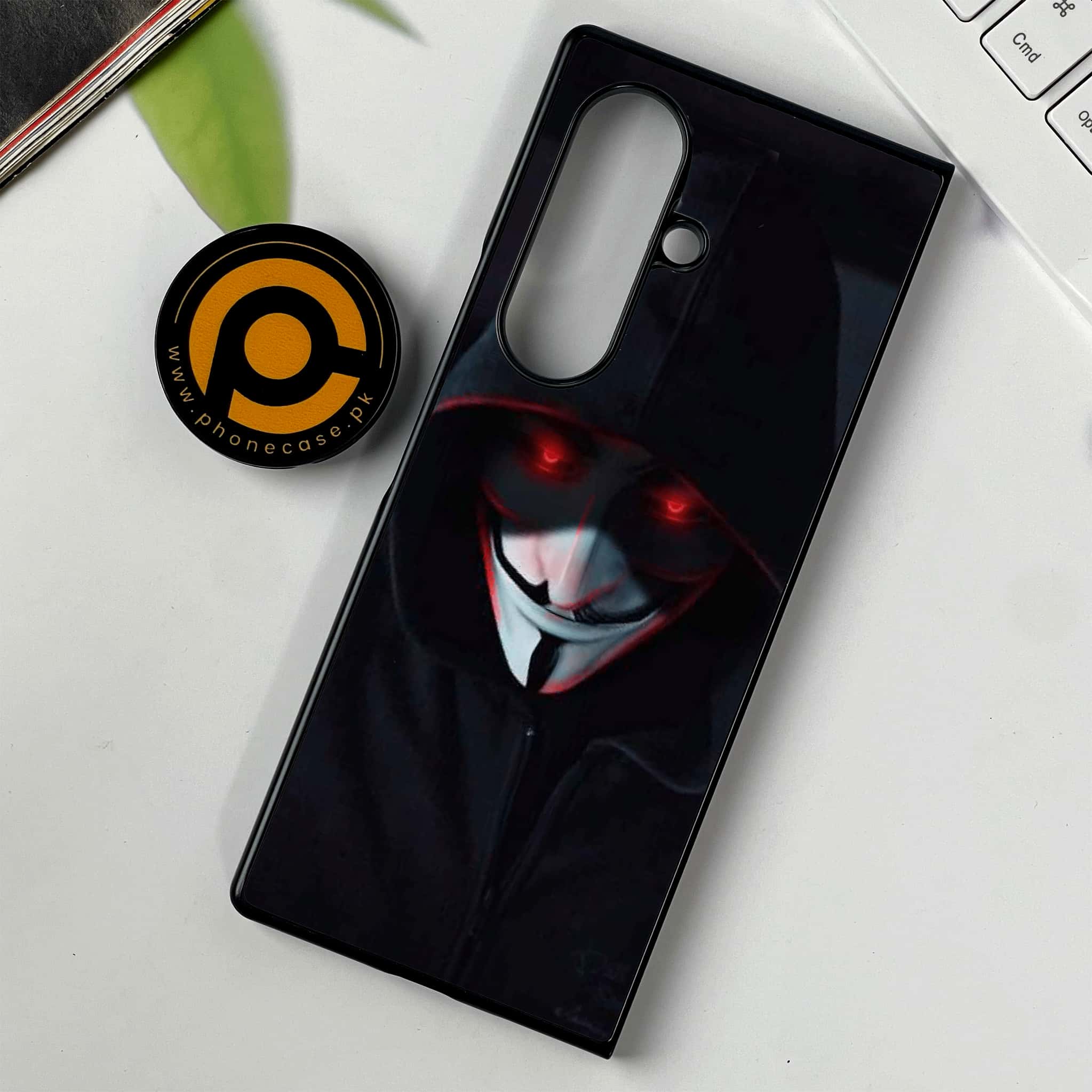 Samsung Galaxy Z Fold 7 - Black Art Series - Premium Metal Printed soft Bumper shock Proof Case