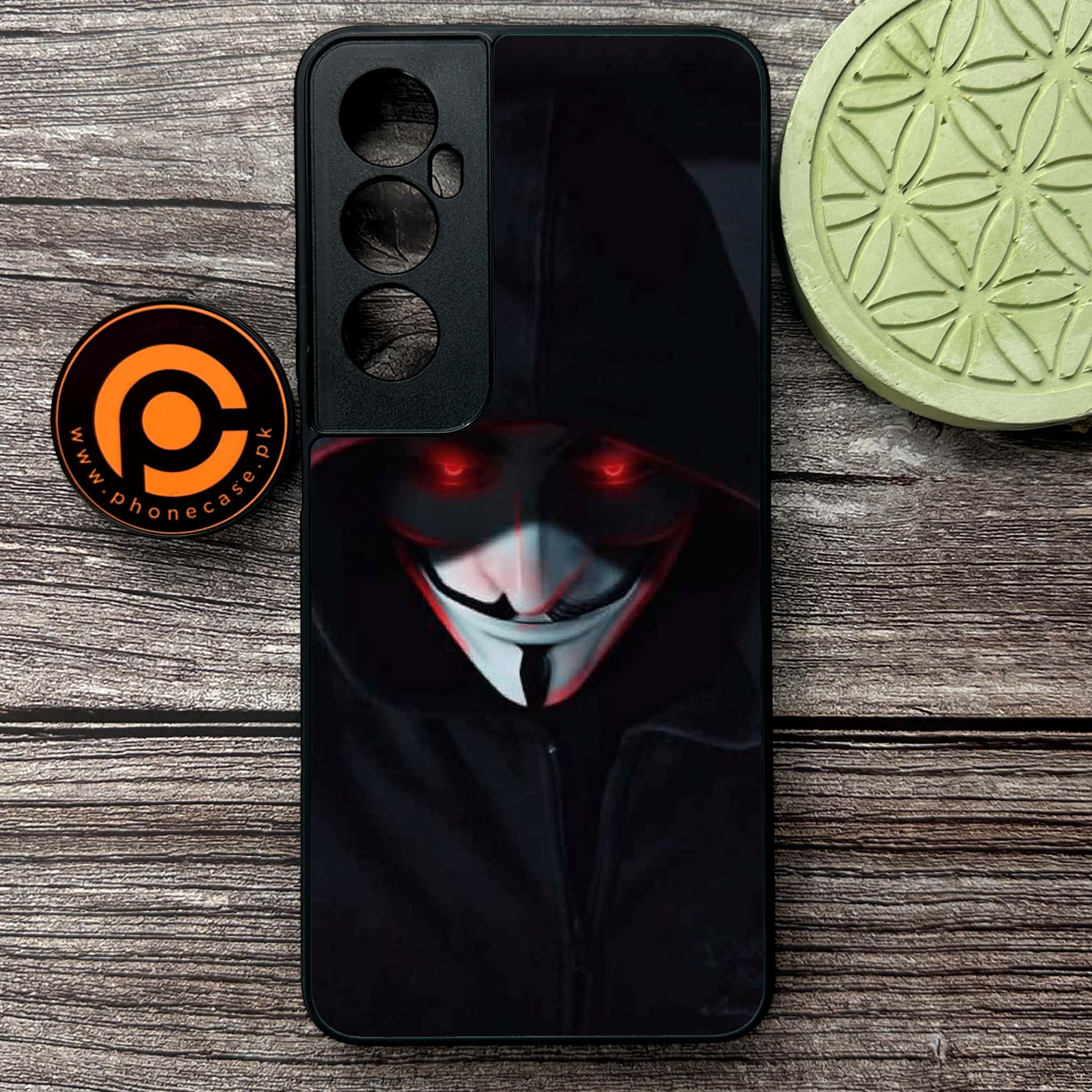 Realme C65  - Black Art Series - Premium Metal Printed soft Bumper shock Proof Case
