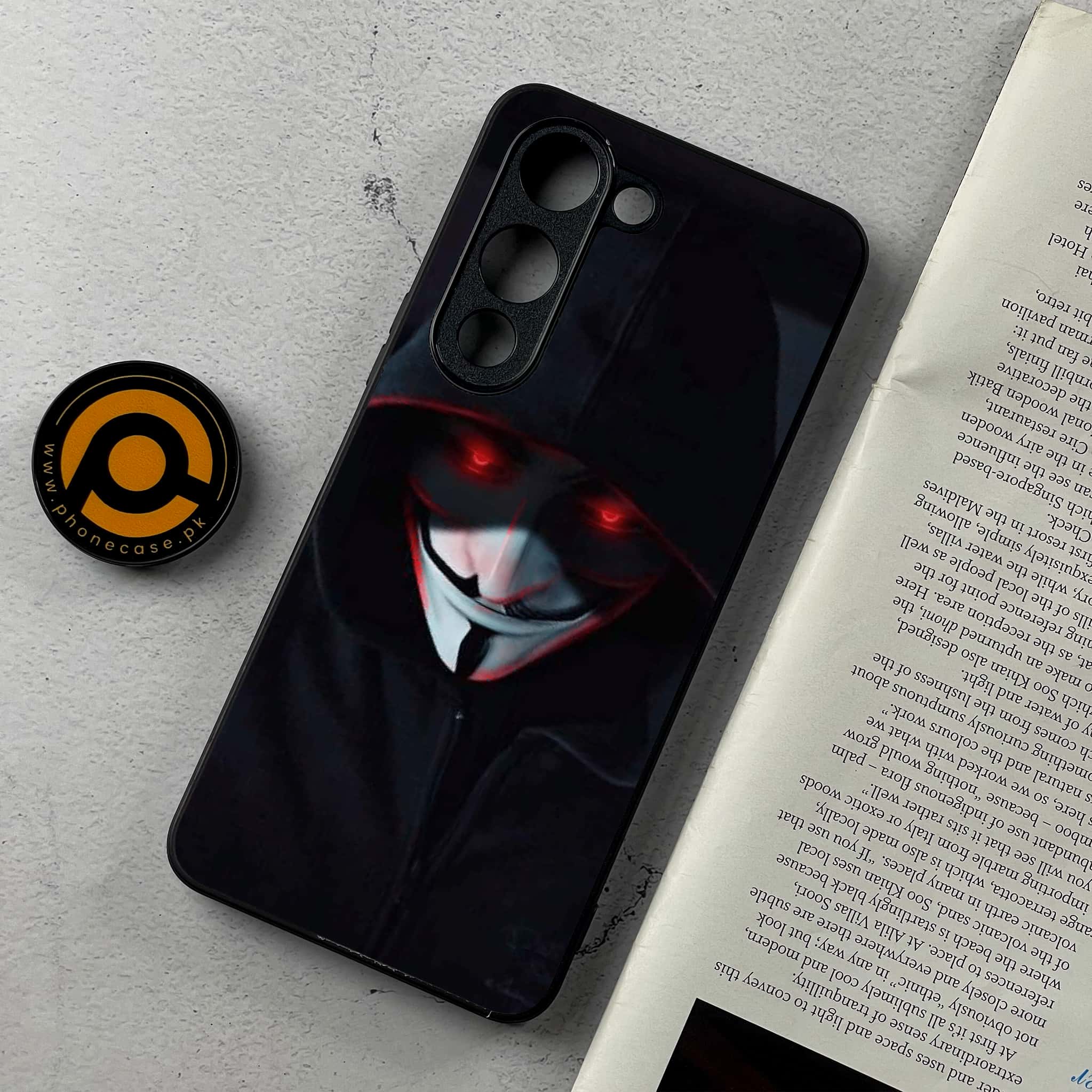 Vivo Y04 - Black Art Series - Premium Metal Printed Soft Bumper Shockproof Case