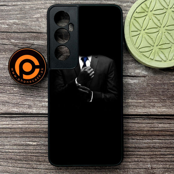Realme C65  - Black Art Series - Premium Metal Printed soft Bumper shock Proof Case