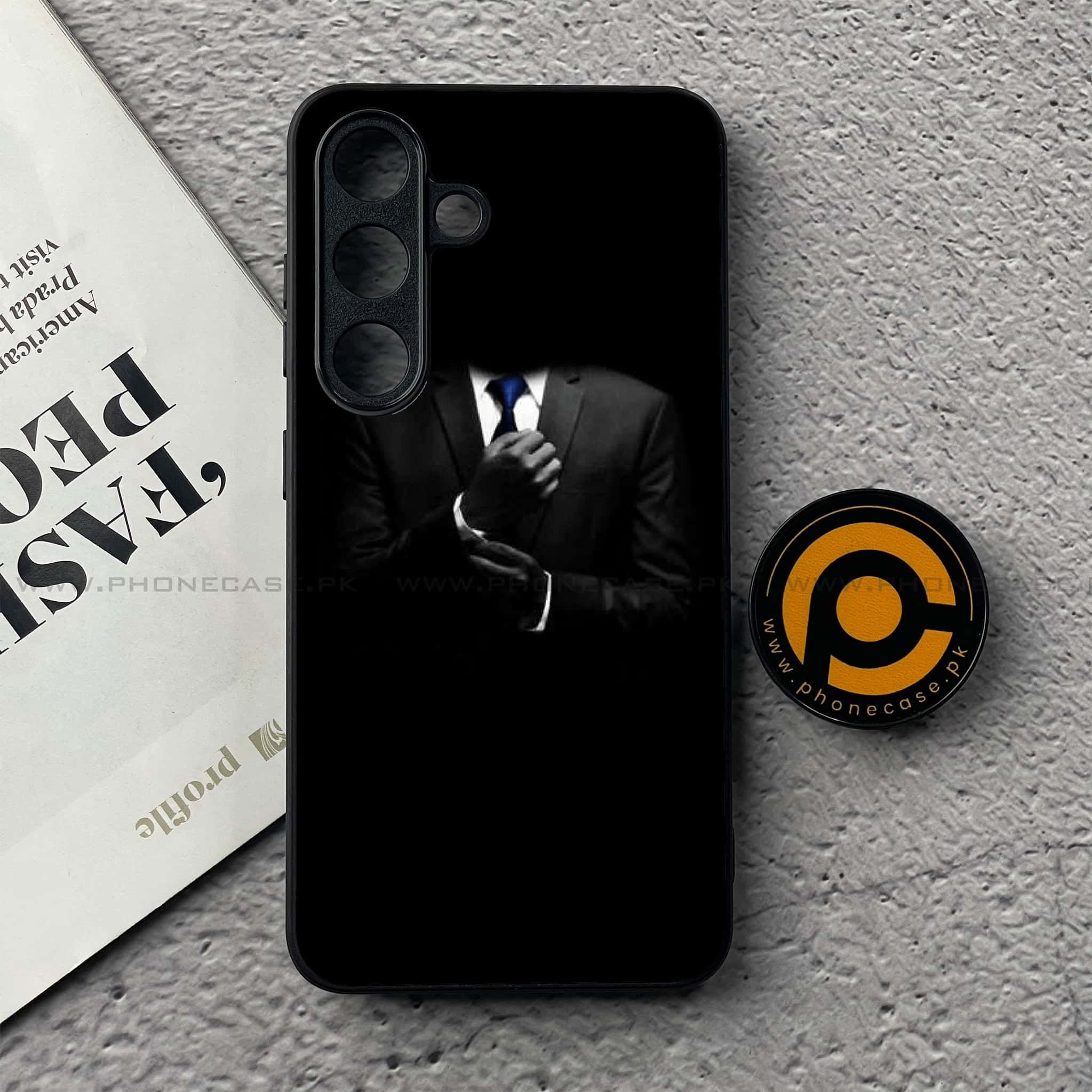 Black Art Series Premium Metal Phone Case All Models