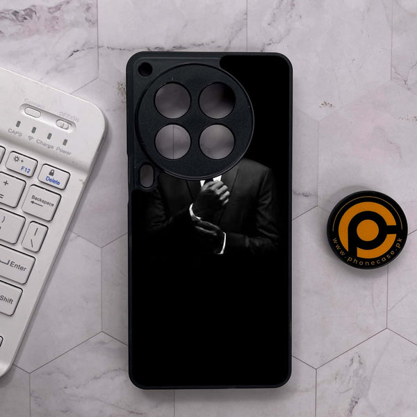 Tecno Camon 30 Premier - Black Art Series - Premium Metal Printed soft Bumper shock Proof Case