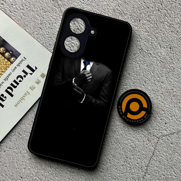 Xiaomi Redmi A5 - Black Art Design 1 - Premium Metal Printed soft Bumper shock Proof Case CS-37964