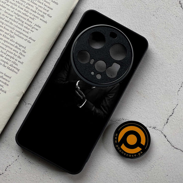 Xiaomi 15 Ultra - Black Art Series - Premium Metal Printed Soft Bumper Shockproof Case