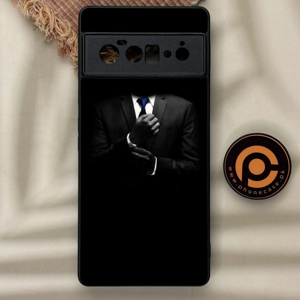 Google Pixel 6 Pro-Black Art Design 1  - Premium Metal Printed soft Bumper Shock Proof Case  CS-40892 CS-40835 CS-42949