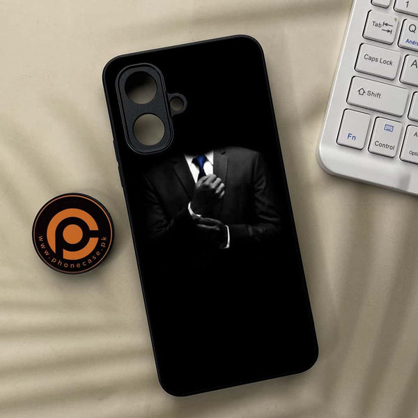 Infinix Smart 10 - Black Art Series - Premium Metal Printed soft Bumper Shock Proof Case
