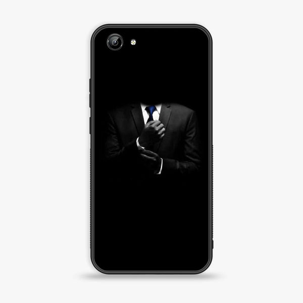 Vivo Y71 - Black Art Series - Premium Printed Glass soft Bumper shock Proof Case