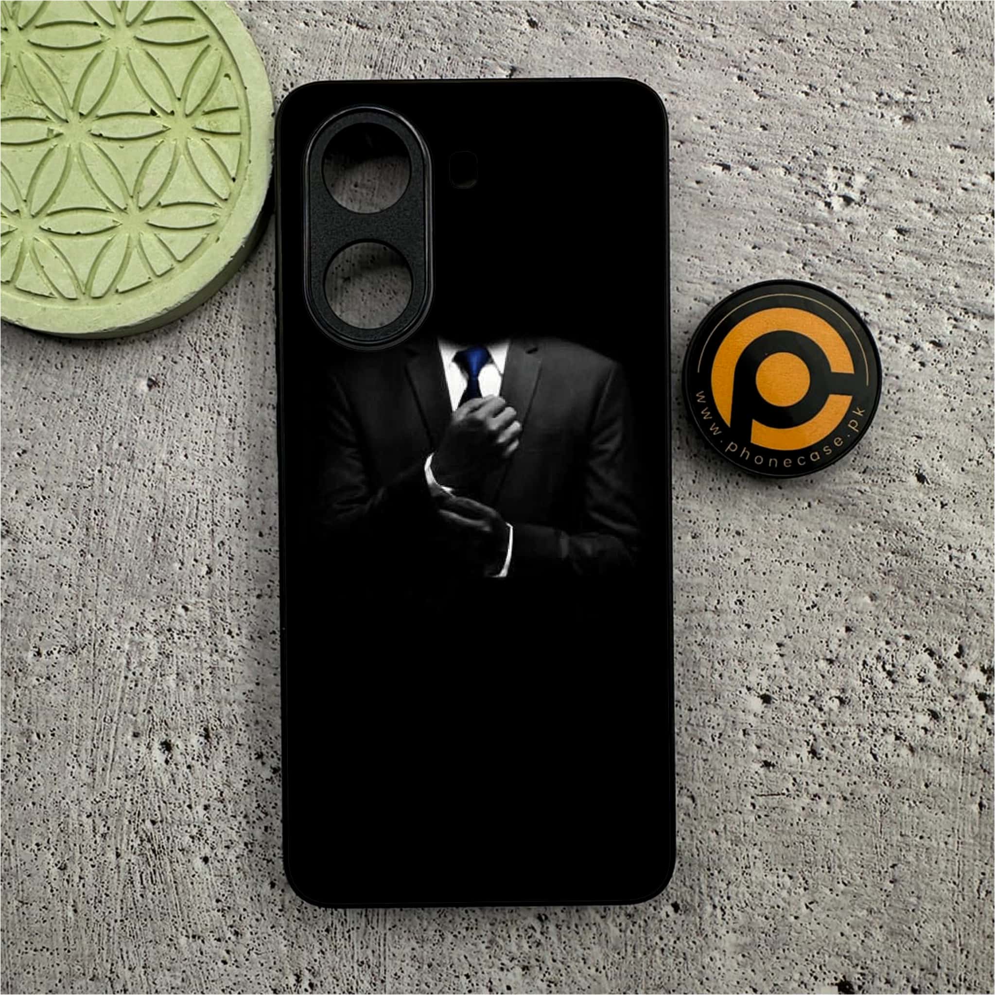 Xiaomi Redmi Turbo 4 - Black Art Series - Premium Metal Printed soft Bumper shock Proof Case