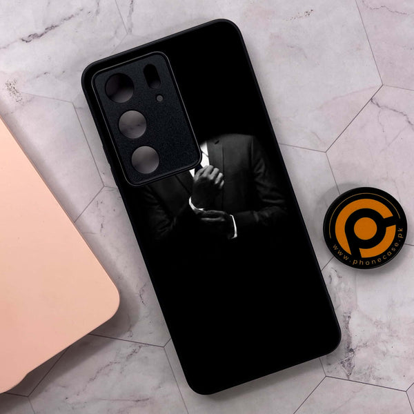 Realme C75x 4G - Black Art Series - Premium Metal Printed soft Bumper shock Proof Case