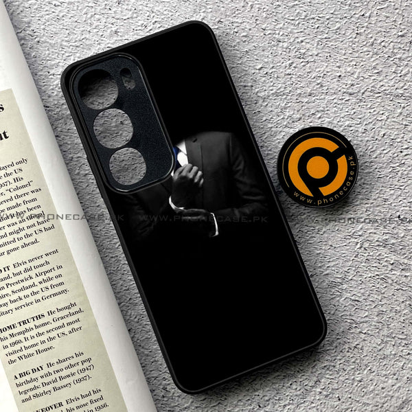 Vivo Y19s - Black Art Design 1 - Premium Printed Glass soft Bumper shock Proof Case  CS-32810