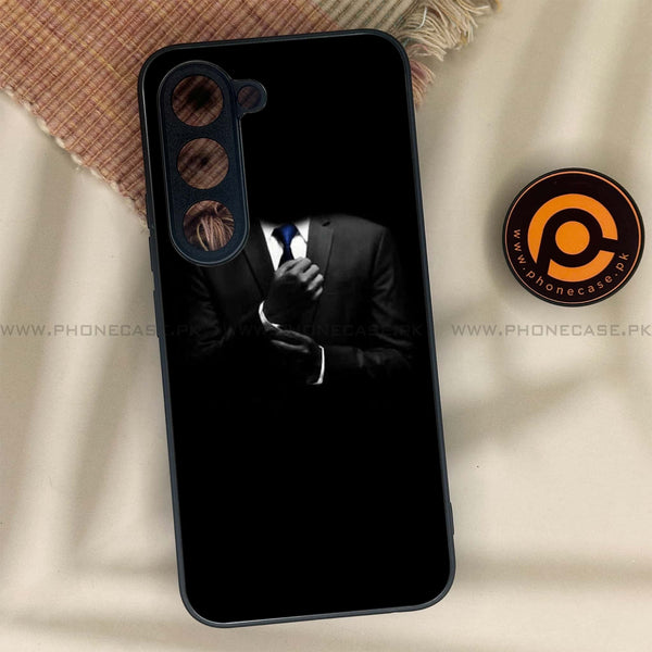 Tecno Spark 40 Pro - Black Art Series - Premium Metal Printed soft Bumper shock Proof Case
