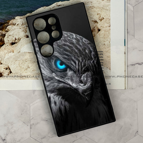 Galaxy S21 Ultra - Black Art Design 2 - Premium Metal Printed soft Bumper shock Proof Case  CS-42699