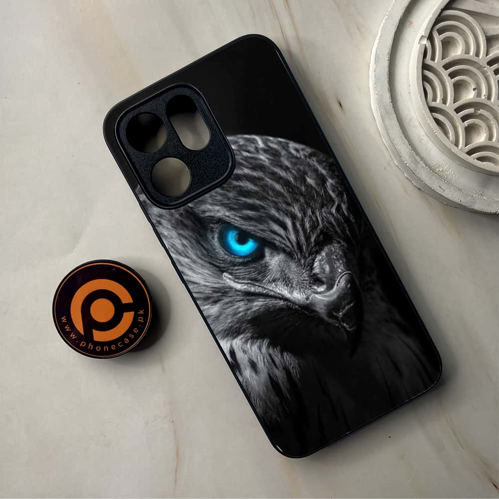 Oppo Reno 14F - Black Art Series - Premium Metal Printed Soft Bumper Shockproof Case