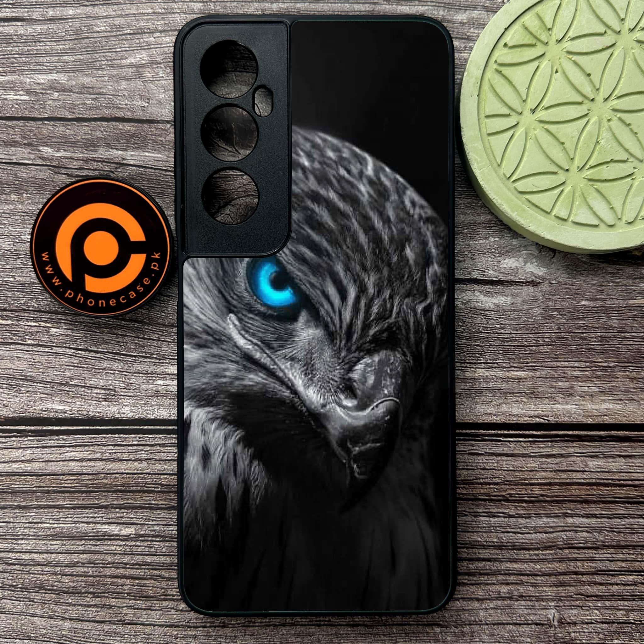 Realme C65  - Black Art Series - Premium Metal Printed soft Bumper shock Proof Case